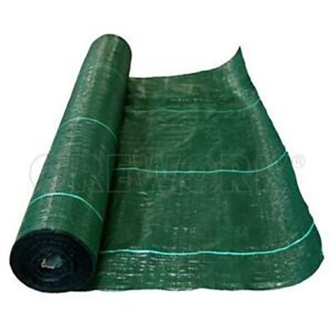 TEJIDO ANTIHIERBAS VERDE 105G - 2X50 M