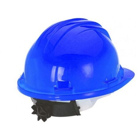 CASCO OBRA POLIETILENO REGULABLE AZUL FERKO AR-5RG