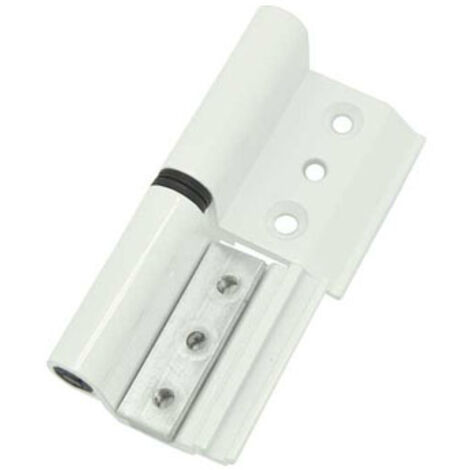 Bolsa de 2 bisagras perfil 40/20 aluminio blanco derecha 68039 micel