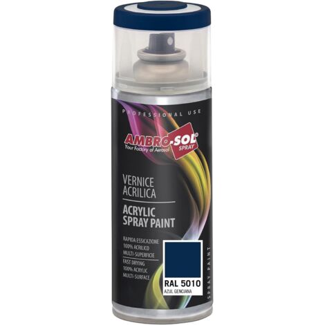 AMBRO-SOL PINTURA ACRILICA 5010 AZUL GENCIAN (SPRAY 400 ML.