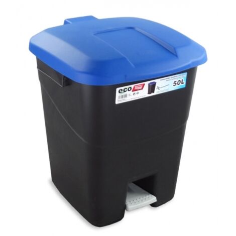 CUBO PEDAL ECOLOGICO AZUL - 50 L