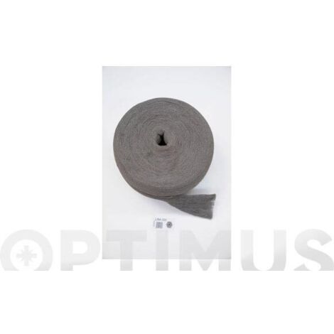 BARLESA lana lisa n.000 - 2,5kg. bobina , Lana lisa de acero Nº000Rollo de 2,5 KgAncho filamento de acero: Límite inferior 0,02mm, límite superior 0,03mmLa textura del