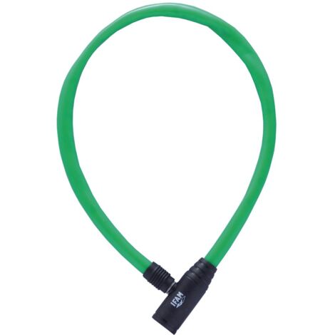 CANDADO CABLE BICI JUNIOR VERD - 60 CM