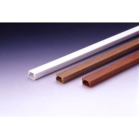 REGLETA C/TAPA 2 M ADH MARRON - 16X10 MM