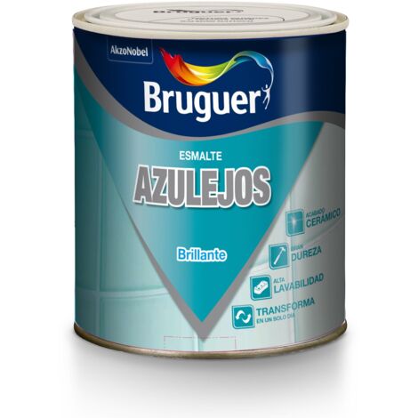 Bruguer Esmalte para azulejos cocinas y baños Naranja aurora 750 Ml