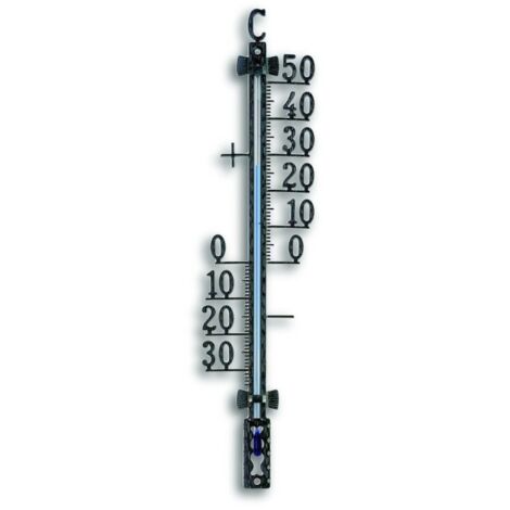Termometro atmosferico metal herter exterior negro