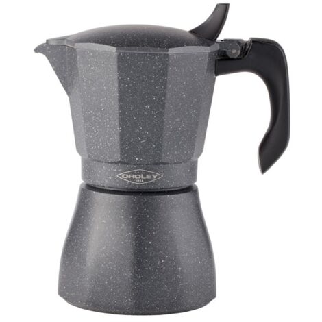 Cafetera italiana induccion 12tz alu gr stone oroley (1/3)