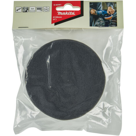 Makita almohadilla pulido negra 100 mm lisa D-62561 (1/2)