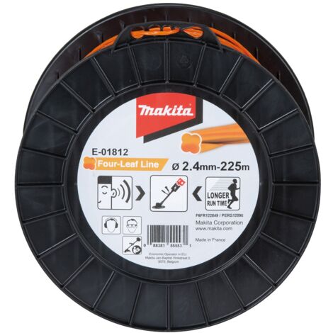 MAKITA ŻYŁKA NYLONOWA KONICZYNA 2,4mm/225mb