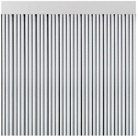 Cortina para puerta cinta s-350 color negra 90x210cm – Diseño para espacios interiores – Instalación fácil y rápida – Material resistente – EHS (1/2)