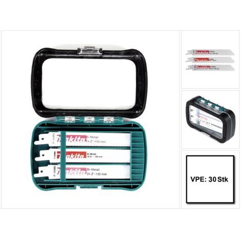 Makita Juego de hojas de sierra de sable - 30 unidades / Bi-Metall ( P-81290 ) (1/5)