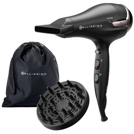 Secador de Pelo Bellissima K9 2500DC Negro / Oro rosa 2300 W