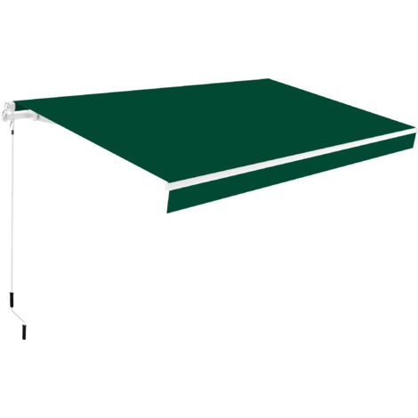 TOLDO RETRACTIL VERDE - 3.95X2.5M