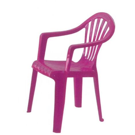 SILLON INFANTIL RESINA FUCSIA GARDEN LIFE (1/2)