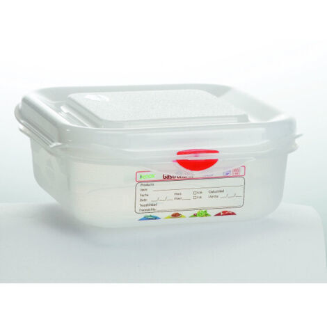 CONTENEDOR PROF GASTRONOX 1/6 H100 CLIPS COLOR (1/2)