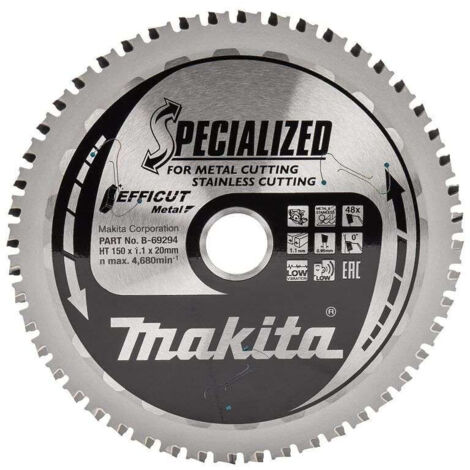 B-47058 Disco sierra circular , Specialized T.C.T, 150 x 20 mm, 60 D (1/2)