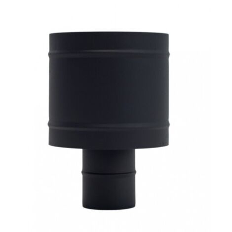 Sombrerete antirrevocante lacado negro Ø8cm exojo