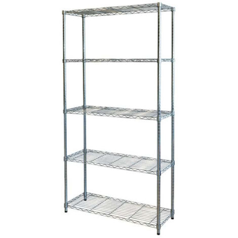 ESTANTERIA CROMADA STYLO 5 B.