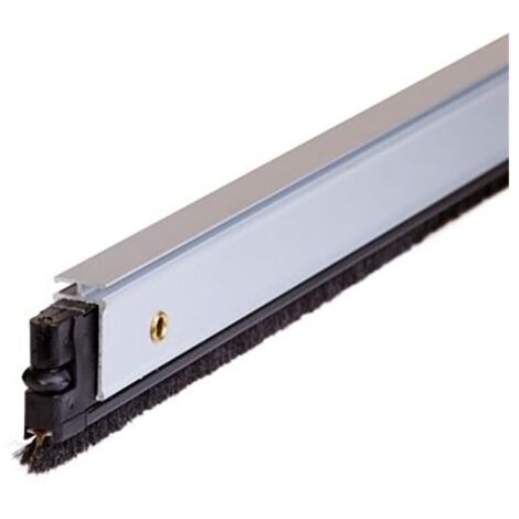 Burlete Bajo Puerta 092Cm Tornillos Cepillo Aluminio Oro Almalock-2 Alma