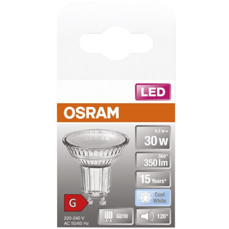 303287 LAMPARA PAR16 LED GU10 4,3W 4000K 120° STAR OSRAM
