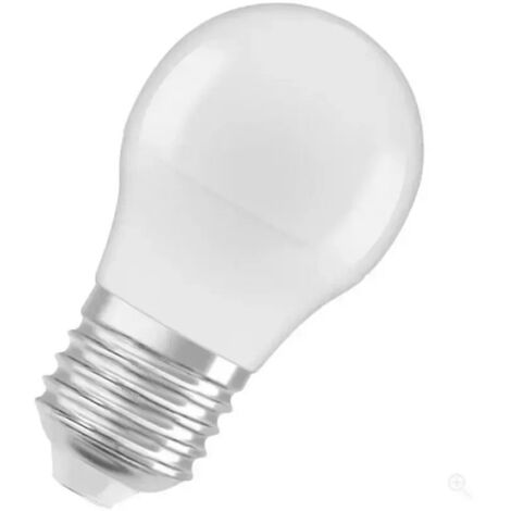 Bombilla LED Esférica Classic E27 5W Osram No flicker (Fría, Neutra) - Luz fría 6400K