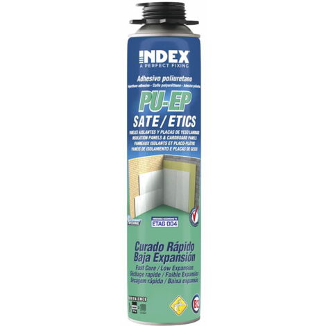 Caja de 12 - Espuma de poliuretano adhesiva para ETICS/tableros (1/5)