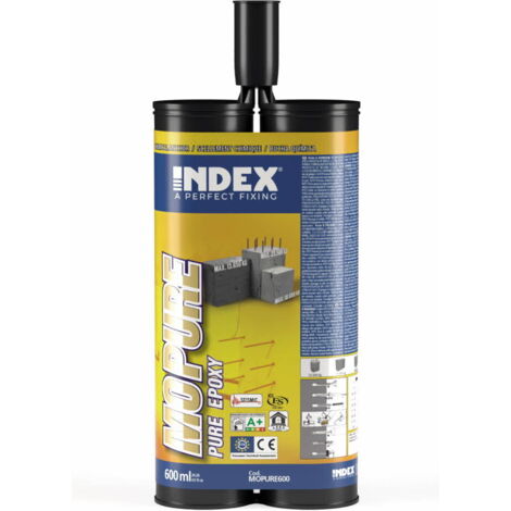 Fijaciones químicas Pur epoxy 1:1 - Homologada ATE Opción 1 600 ml - Caja de 12