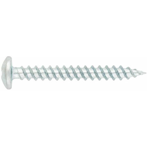 Caja de 100 - Tornillo para madera con abrazadera y grapa - Tornillo de clip para madera 5 x 30