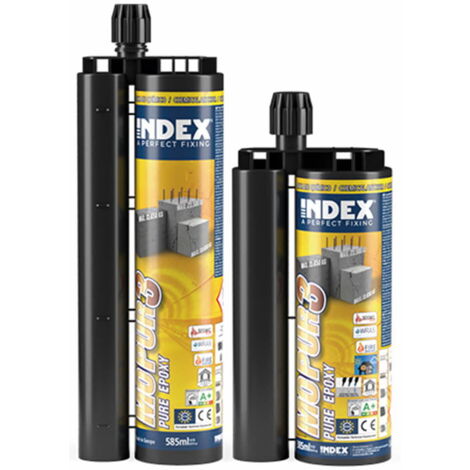Fijaciones químicas Pur epoxy 3:1 - Homologada ATE Opción 1 585 ml - Caja de 12