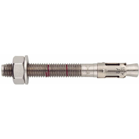 Anclaje macho de carga pesada para concreto no agrietado - Varilla de acero inoxidable A2 - Arandela de acero inoxidable A2 M6 x 170 Ø6 - Caja de 100