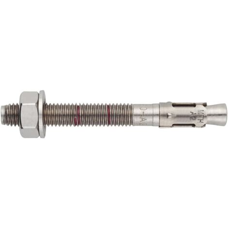 Anclaje macho de carga pesada para concreto no fisurado - Varilla de acero inoxidable A2 - Arandela de acero inoxidable A2 M16 x 170 Ø16 - Caja de 25 (1/5)