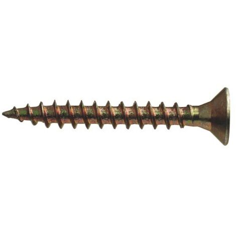 TIRAFONDO MADERA CABEZA AVELLANADA POZI BICROMATAD 4,5 X 35 MM 150 UDS - VTPPO45035