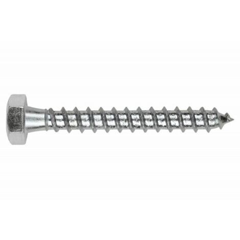 TORNILLO CON ROSCA PARA MADERA Y AGLOMERADO Y CABEZA HEXAGONAL 571 TR 10 X 60