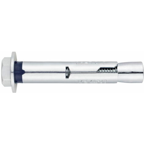 Espárrago antirrotación para cargas medias - Tornillo con cabeza hexagonal 6.8 - Zincado - Homologado ATE Opción 7 M20 x 130 Ø25 - Caja de 15