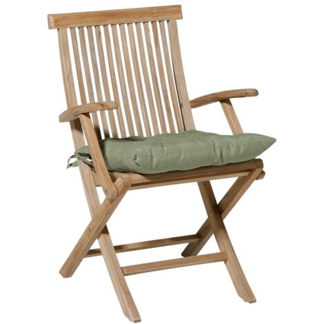 Furniture Limited - Cojín para silla Panama 46x46 cm verde salvia
