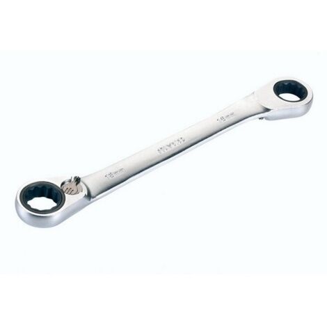 LLAVE ACODADA CON CARRACA REVERSIBLE 8X9 ALYCO (1/3)