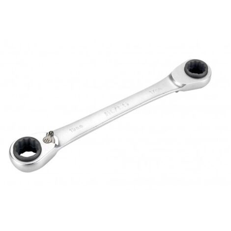 LLAVE CON CARRACA REVERSIBLE 4 EN 1 9X11-14X15 MM ALYCO (1/4)