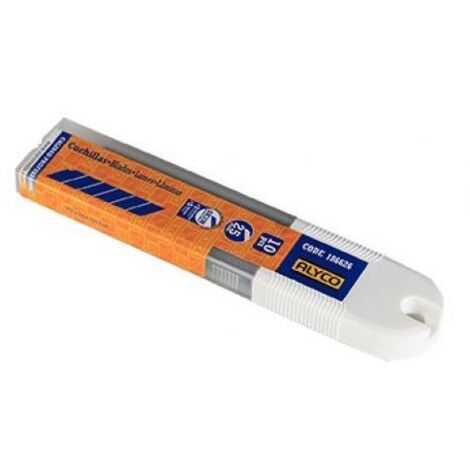 DISPENSADOR 10 CUCHILLAS FRAGMENTABLES 25 MM SK2H ALYCO (1/2)