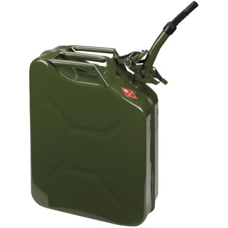 bidon metalico 20l.(jerrycan)+boca flex. ALYCO