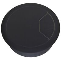 TAPON PASACABLES NEGRO BL 1PZ - 60X22 MM