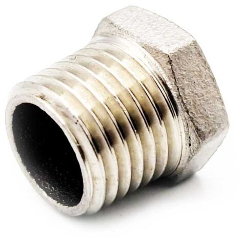 Bouchon De Remplissage Acier Inoxydable 316 - Diamètre 5.1cm - Pour Réservoir Eau Ou Huile - Avec Chaîne Anti-perte