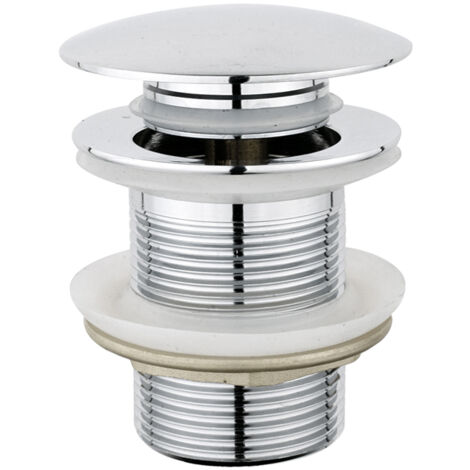 Bouchon De Vidanche Baignoire 43mm En Cuivre Chromé - Longueur Réglable 50-55mm - Compatible Plupart Des Bondes - Étanchéité Parfaite Anti-fuite