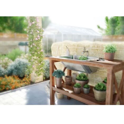 Chrome Jardin Eau Robinet Exterieur 1/2" avec Aerateur