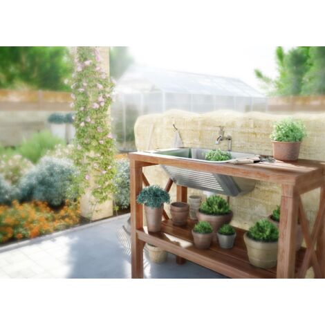 Chrome Jardin Eau Robinet Exterieur 1/2" avec Aerateur
