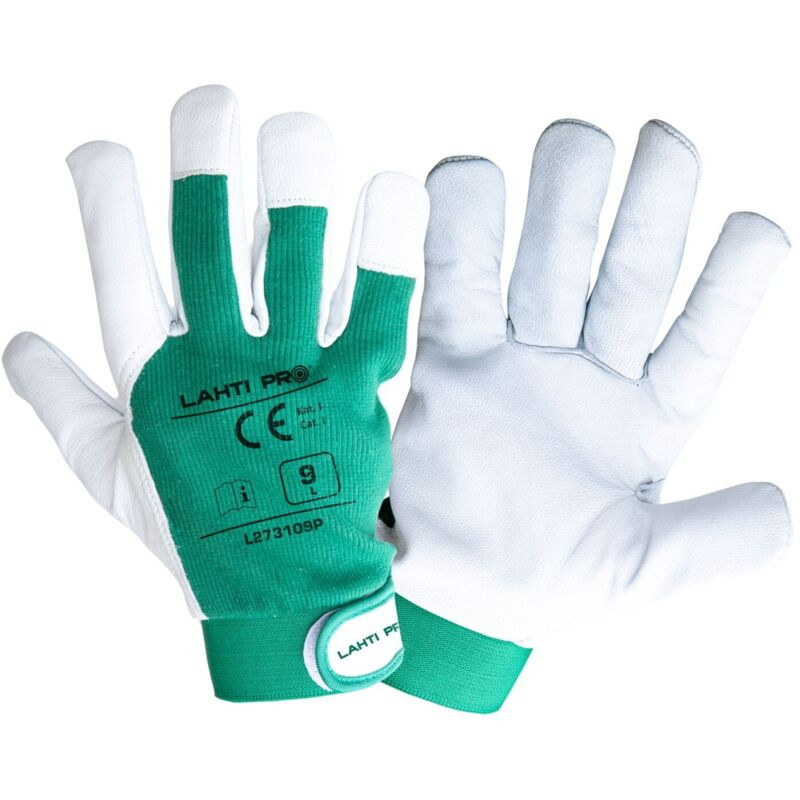 Gants De Travail En Cuir De Chèvre Cutter CW100 - Pour Jardinage, Bricolage, Usage Quotidien