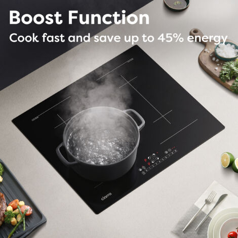 CIARRA Built-in 4 Zones induction hob, Integrated Electric Cooktop with ...