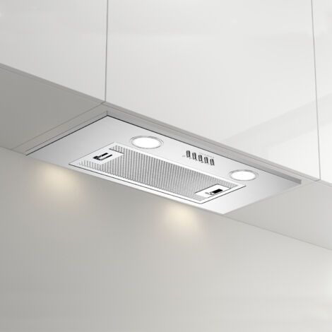 CIARRA Campana extractora integrada 52cm 300m3/h 3 velocidades LED Luz 913ASS52