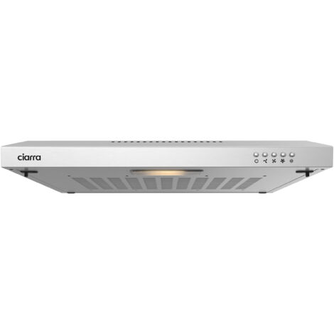 CIARRA Cappa Aspirante 60cm Sottopensile 220m3/h Evacuazione e Riciclaggio 3 Velocità Acciaio Inox - 903SS60