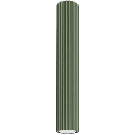 Sollux Karbon Minimalistische Deckenaufbauleuchte 40 Olivgrün
