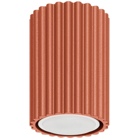 Sollux Karbon Minimalistische Aufbau-Deckenleuchte 10 Rot Ocker